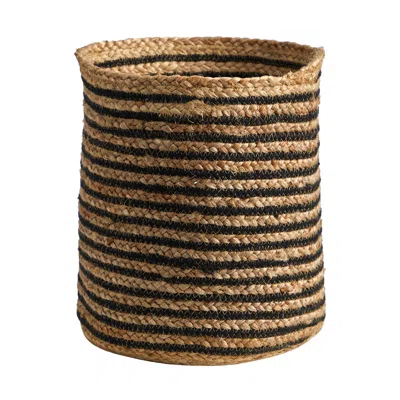Homplanti 13.5" Handmade Natural Jute Basket