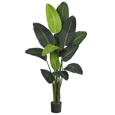 HOMPLANTI 69" TRAVELER'S PALM ARTIFICIAL TREE 