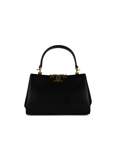 Shop Tory Burch Eleonor' Mini Bag In Black Lear