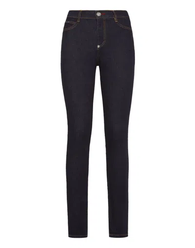 Philipp Plein High-waisted Skinny Jeans In Multi