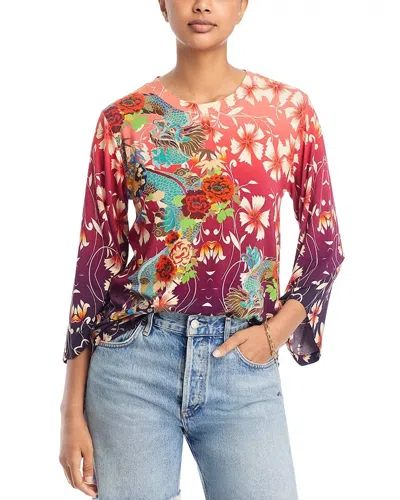 Johnny Was Adalena Kimono Sleeve Top In Multi
