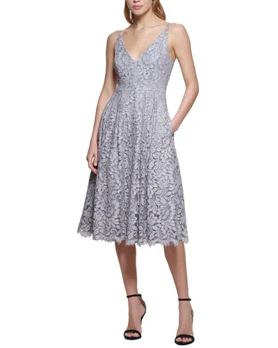 ELIZA J LACE FIT & FLARE DRESS 