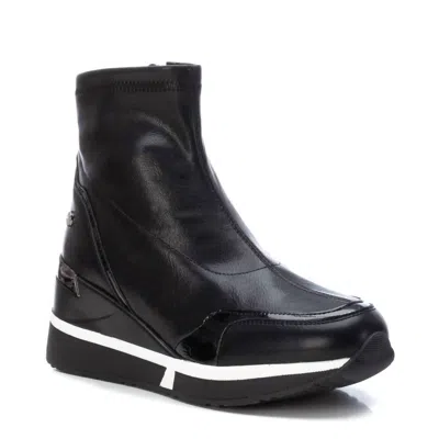 Xti Women's Wedge Sport Booties In Black In Black