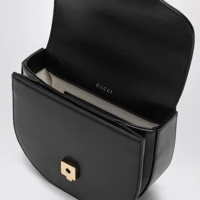 Gucci Elegant Mini Horsebit Handbag 18x15x6.5 Cm In Black