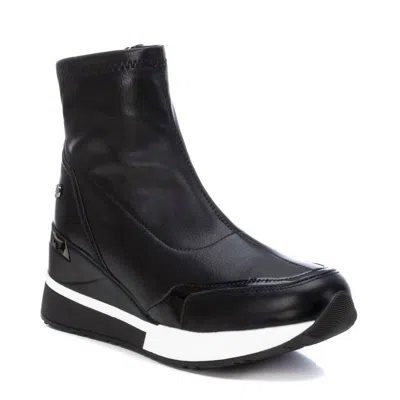 Xti Women's Wedge Sport Booties In Black In Black