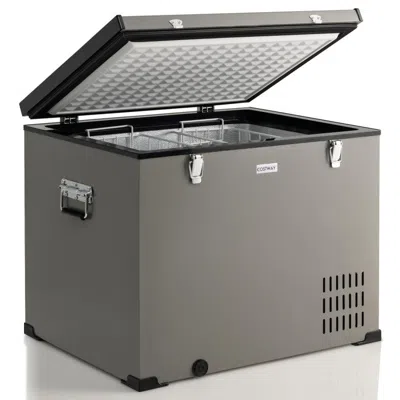 Costway Portable Car Refrigerator Freezer With Compressor