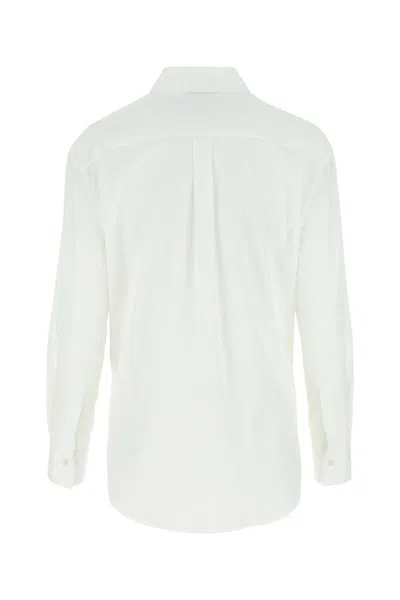 Shop Alexander Mcqueen Poplin Shirt In White