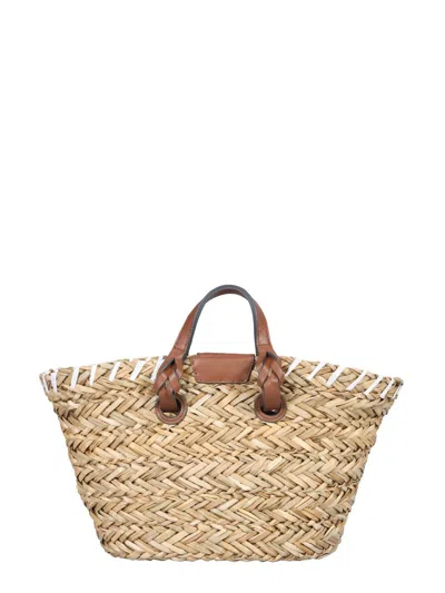 Shop Anya Hindmarch Eyes Small Bucket Bag In Beige