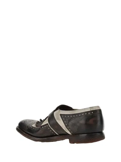 Church's Shanghai Loafers In Ebony+white