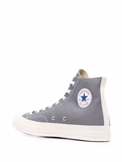 Shop Comme Des Garçons Play X Converse Black Heart Chuck Taylor '70 High Sneakers In Gray