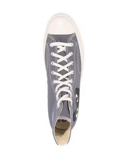 Comme Des Garçons Play X Converse X Converse Chuck Taylor Sneakers In Gray