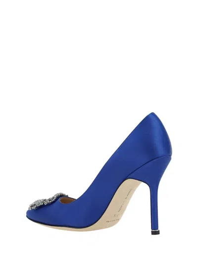 Shop Manolo Blahnik Pumps In Bblu