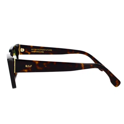Retrosuperfuture Teddy 3627 Rectangular Frame Sunglasses In Havana