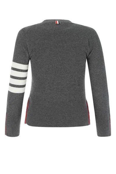 Shop Thom Browne Knitwear In Grey