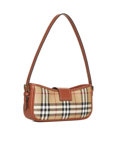 Shop Burberry Bags In Beige