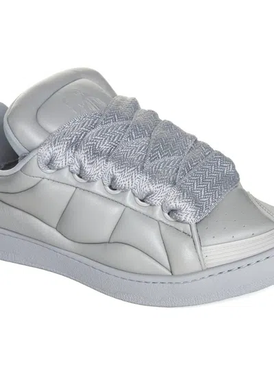 Shop Lanvin Sneakers In Platreplatre