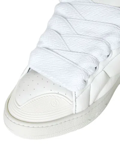 Shop Lanvin Sneakers In White/white