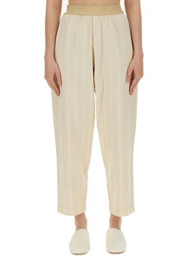 Shop Uma Wang Pants "puri" In Beige