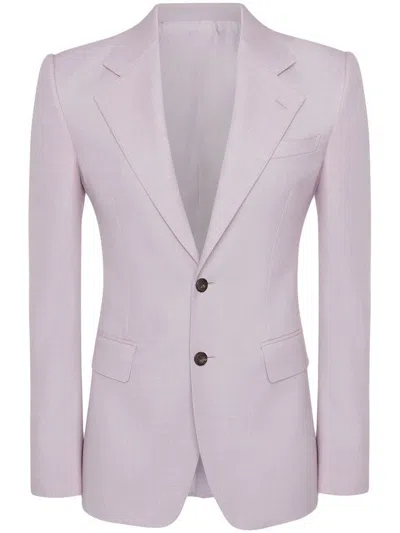 Alexander Mcqueen Outerwear In Pale Lilac