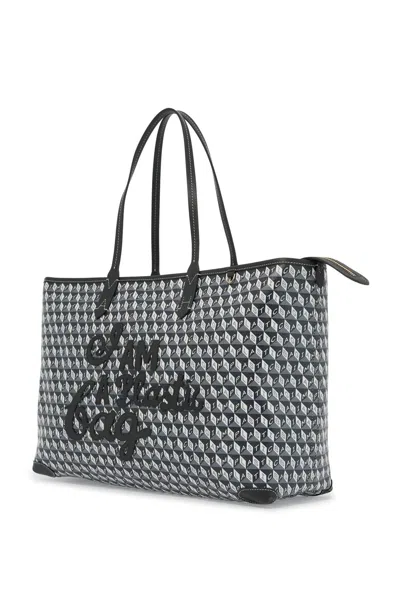 Shop Anya Hindmarch I Am A Plastic Bag Zipped Motif Tote Bag