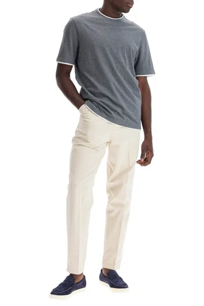 Shop Brunello Cucinelli Layered Effect T Shirt