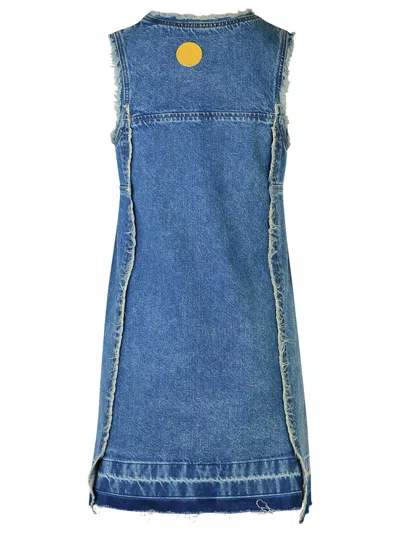 Moschino Bandeau-style Denim Minidress