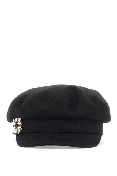 Shop Roger Vivier Felt Sailor Hat With Br