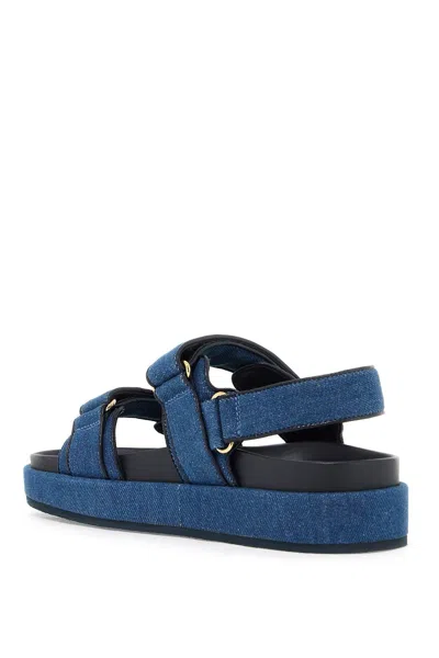 Shop Tory Burch Denim Kira Sandals For