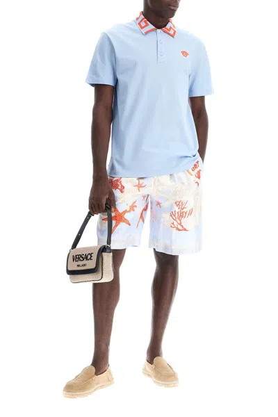 Versace Men's Milano Raffia Bag