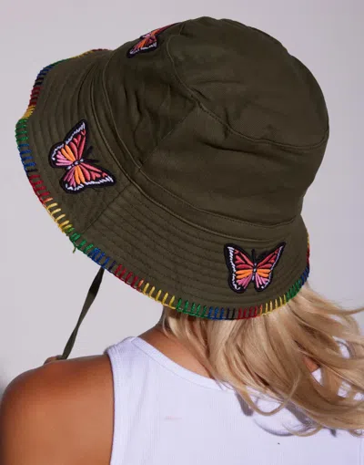 Lauren Moshi Aria Color Butterfly In Military