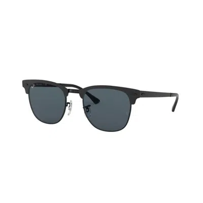 Ray Ban Clubmaster Metal Rb3716 186/r5 Sunglasses In Black