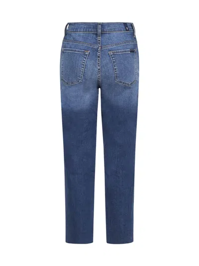 Shop 7 For All Mankind Jeans In Mid Blue