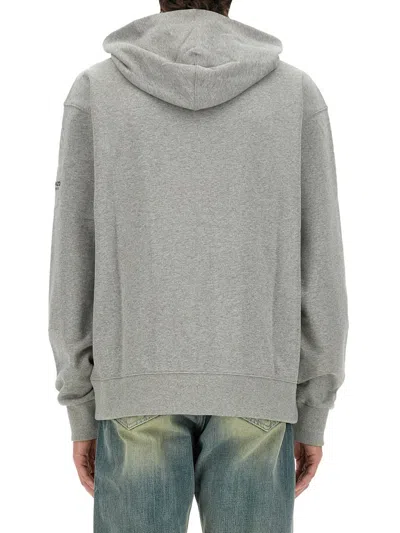 Shop Kenzo Flower Boke Sweatshirt In Grey