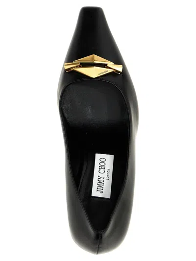 Jimmy Choo 'ryker Diamond Detail Dã© In Black