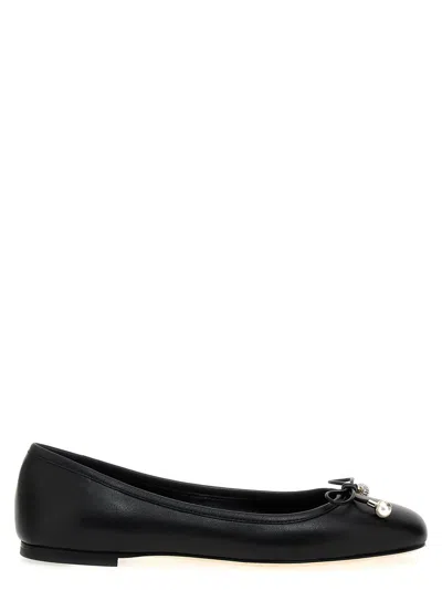 Shop Jimmy Choo Elme Ballet Flats In Black