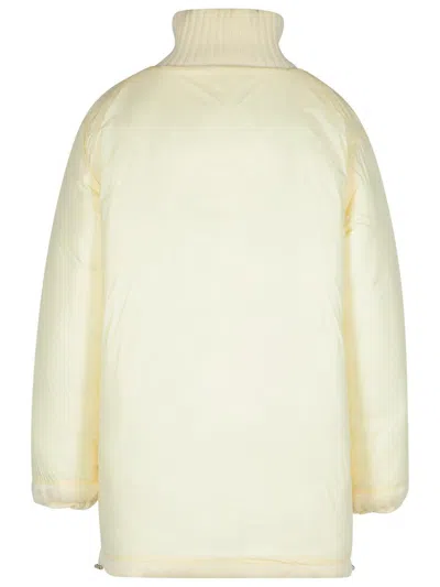 P.a.r.o.s.h 'last' Cream Wool Blend Down Jacket In Beige