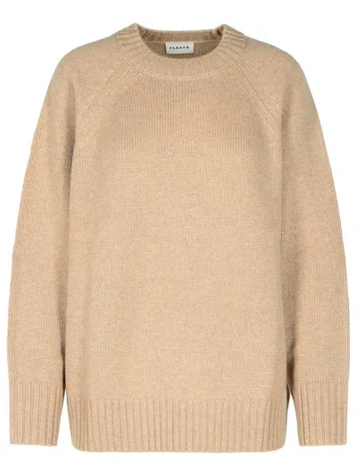 Shop P.a.r.o.s.h . 'wood' Beige Cashmere Sweater