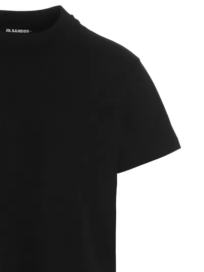 Jil Sander 3-pack T-shirt In Black