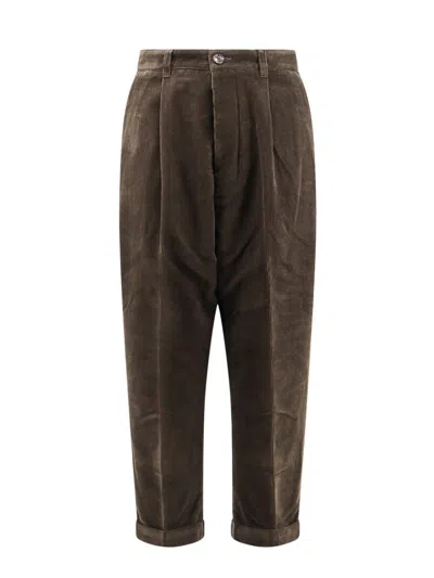 Shop Ami Alexandre Mattiussi Ami Paris Trouser In Brown