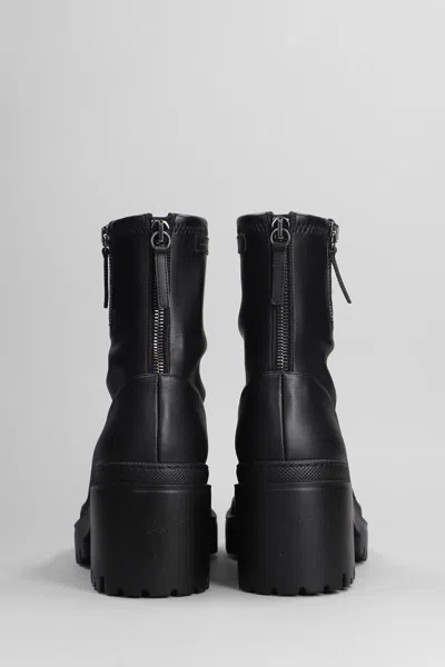 Shop Giuseppe Zanotti Martini Combat Boots In Black