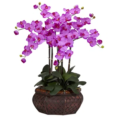 Homplanti Large Phalaenopsis Silk Flower Arrangement