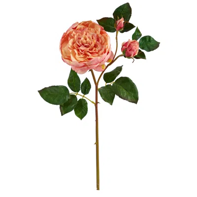 Homplanti 22" Rose Artificial Flower (set Of 6)