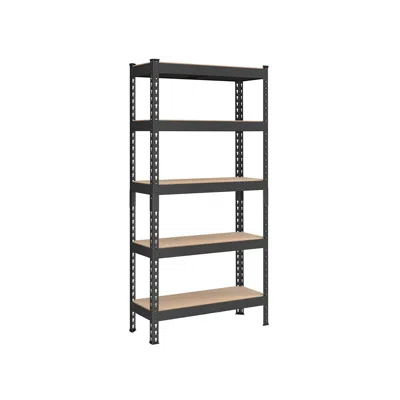 Breebe 5-tier Garage Storage Shelf, 11.8 X 29.5 X 59.1 Inches