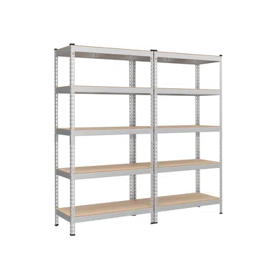 Breebe 5-tier Storage Shelves Set Of 2, 17.7 X 35.4 X 70.9 Inches