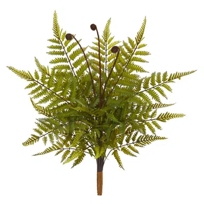 Homplanti 20" Fern Artificial Plant (set Of 3)