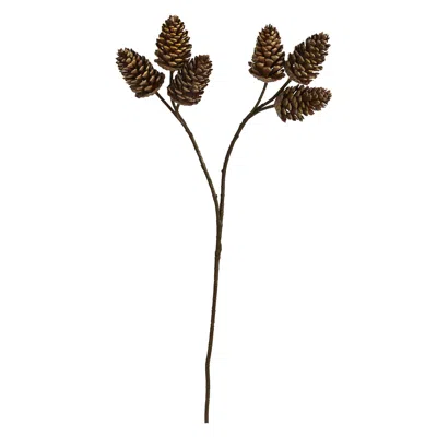 HOMPLANTI 32" PINECONE ARTIFICIAL SPRAY (SET OF 6) 
