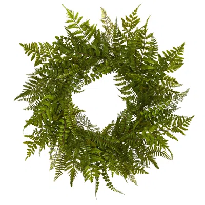 Homplanti 24" Mixed Fern Wreath