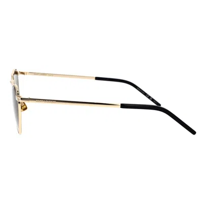 Saint Laurent Eyewear Sunglasses In Gold