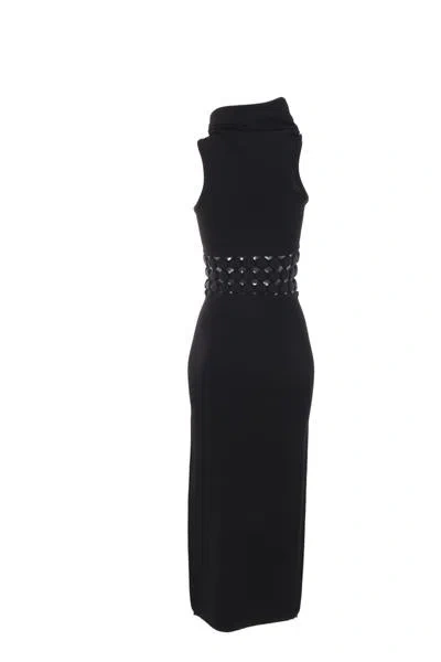 Shop Alaïa Alaia Dresses In Noir Alaia