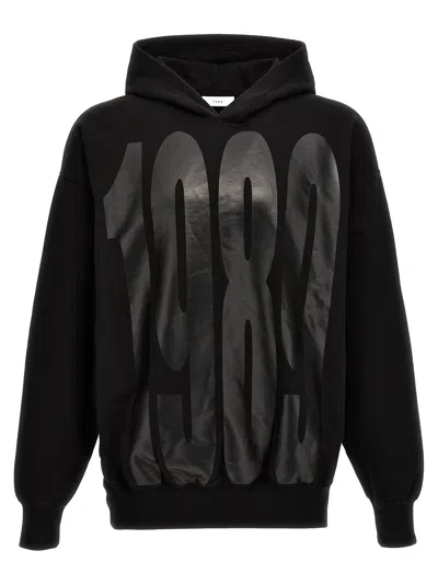 1989 Studio Cotton Hoodie With Maxi Print Frontal And Back